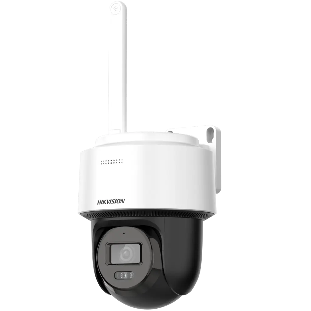 Camara IP wifi 6 Hikvision EasyLink 4MP Domo PT de Exterior, microfono parlante (DS-2DE2C400MWG/W)
