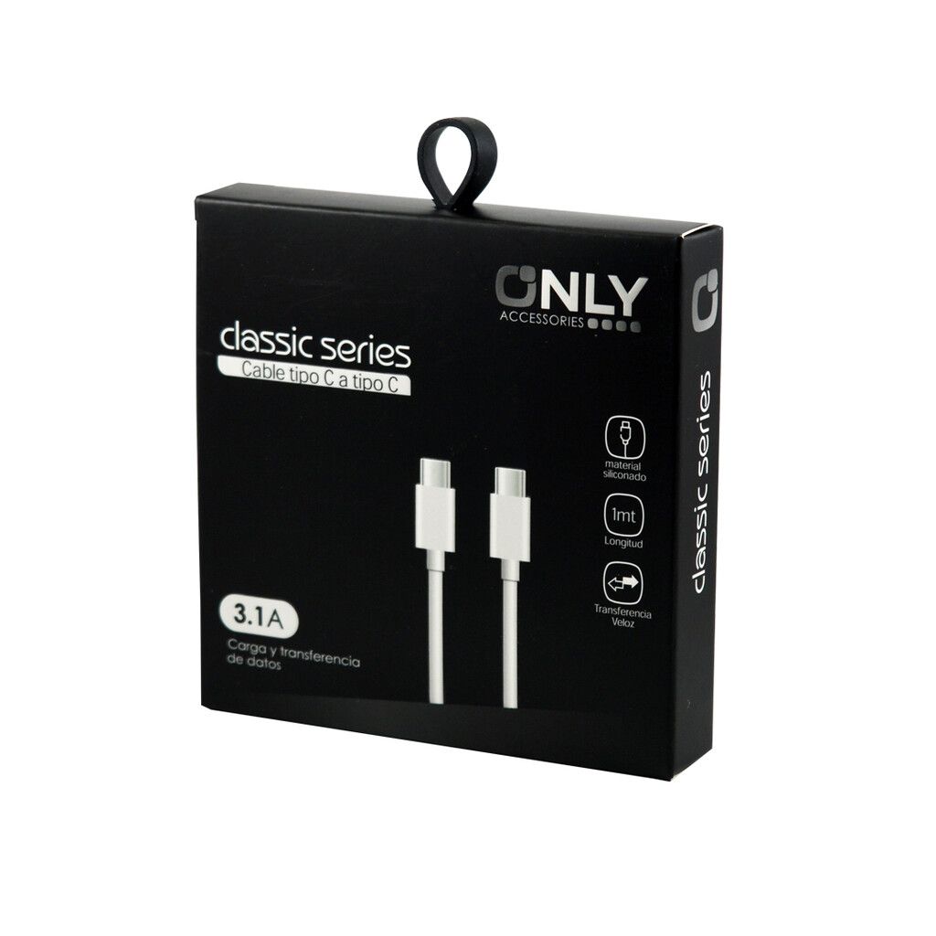 Cable Tipo C a Tipo C 3.1 A - ONLY 