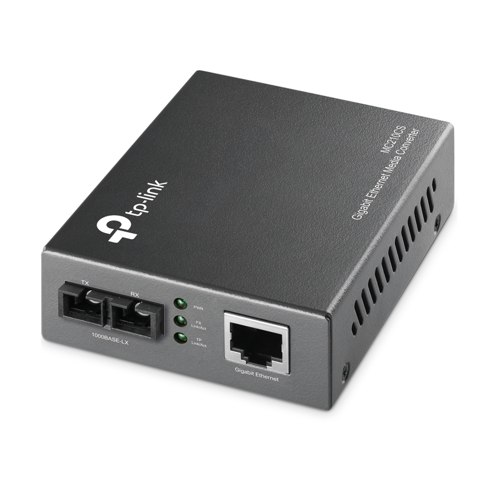MEDIA CONVERTER TP-LINK MC210CS GIGA SM SC 20KM