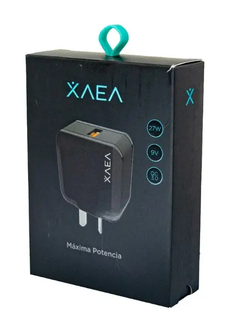 CARGADOR XAEA 27W TIPO C- NEGRO