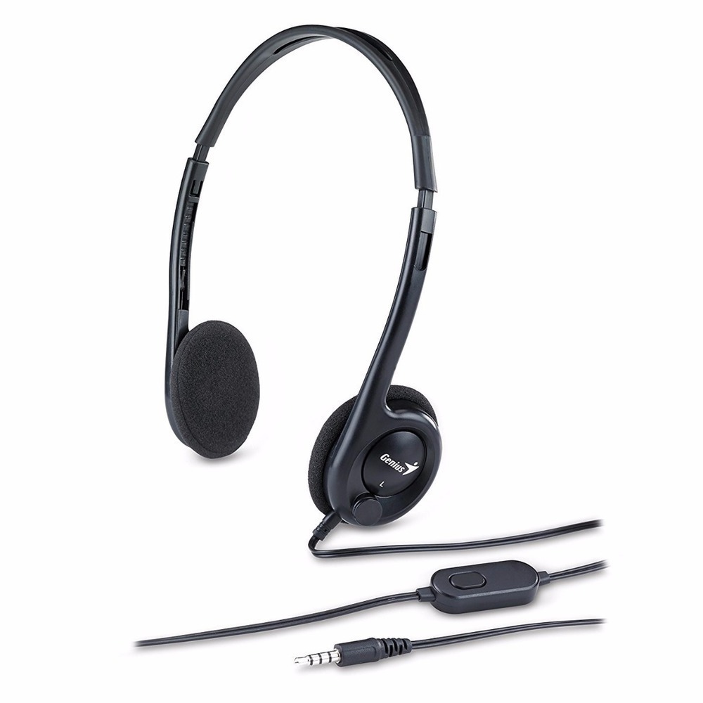 AURICULARES + MIC GENIUS HS-M200C BLACK P/NOTEBOOK