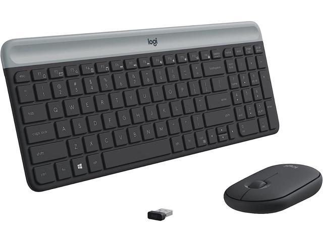 Teclado + Mouse Inalambrico Logitech MK470 slim Graphite