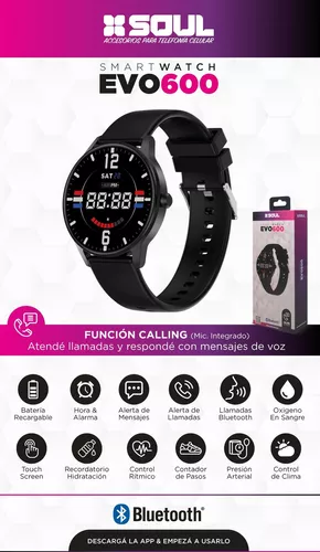 SMARTWATCH SOUL EVO 600 NEGRO