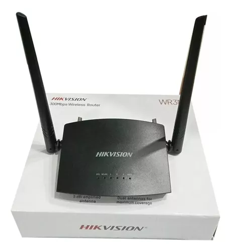 Router wifi Hikvision DS-3WR3N 300mbps doble antena 