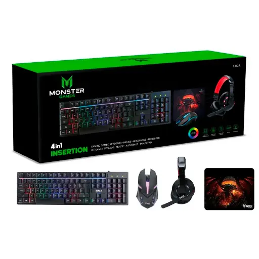 Combo Gamer Monster Games K4125