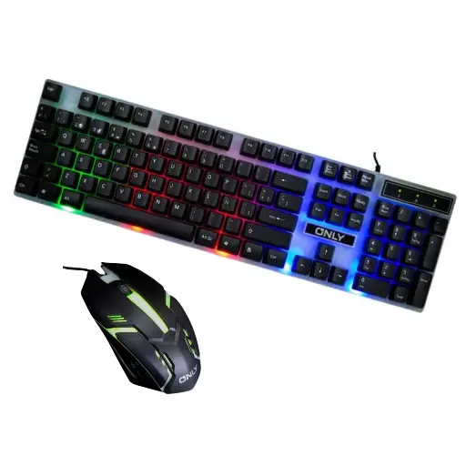 Teclado + Mouse KW10 Combo Gamer ONLY 
