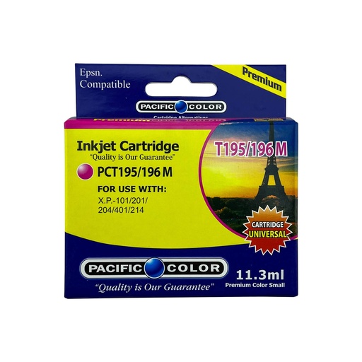 Cartucho T195/196 M Magenta PACIFIC COLOR 