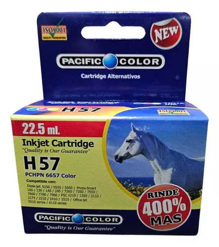 Cartucho H57 Color PACIFIC COLOR 