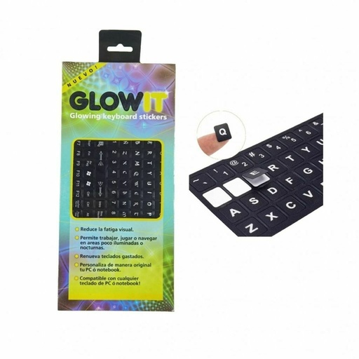 Stickers para teclado GLOWIT