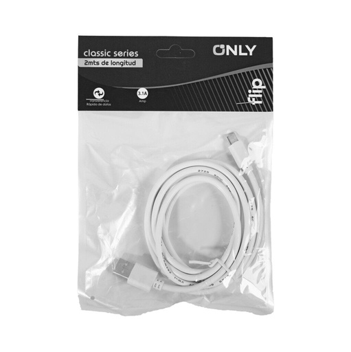 Cable Tipo C 2 Metros 3.1 AMP - ONLY