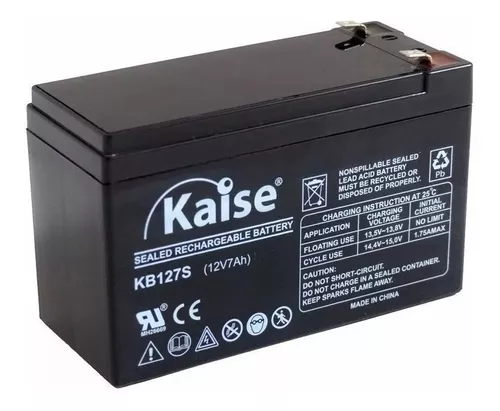 Bateria Kaise Gel 12V 7AH apta UPS Alarmas