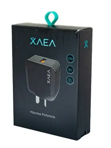 CARGADOR XAEA 27W TIPO C- NEGRO