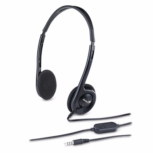 AURICULARES + MIC GENIUS HS-M200C BLACK P/NOTEBOOK