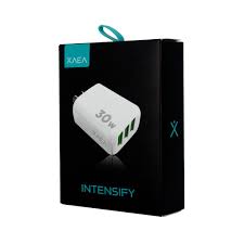 CARGADOR XAEA TIPO C 3 USB + CABLE 30W INTENSIFY