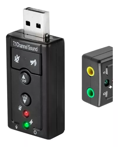 Placa de Sonido USB 2.0 PLUG & PLAY