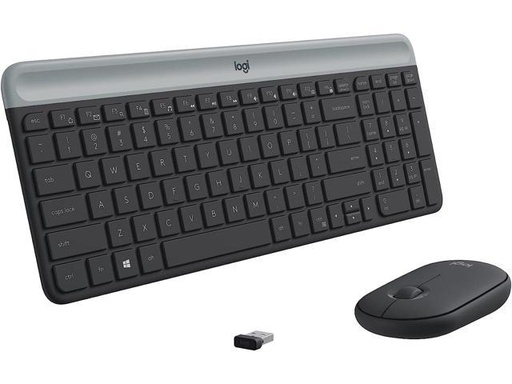 Teclado + Mouse Inalambrico Logitech MK470 slim Graphite