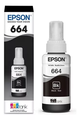 Tinta EPSON 664 Black